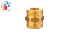 Connector nipple flat sealing