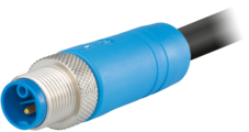 M12 Power moulded – coding K – coupler connector, Circular Connector, Connector, M12, Power