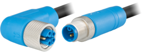 M12 Power surmoulé, Power, M12, Brass, Circular Connector, Connector, moulded circular connectors