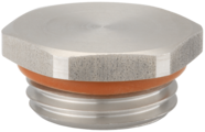 Verschluss V-INOX-VMQ mit O-Ring, Kabelverschraubung